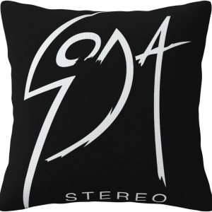 Soda Rock Band Stereo Pillow Cases Soft Classic Designs for Office with Zipper Easy Care Cool for Hot Sleepers (Pillows are Not Included) 16″x16″ Soda Rock Band Stereo Pillow Cases Soft Classic Designs for Office with Zipper Easy Care Cool for Hot Sleepers (Pillows are Not Included) 16″x16″