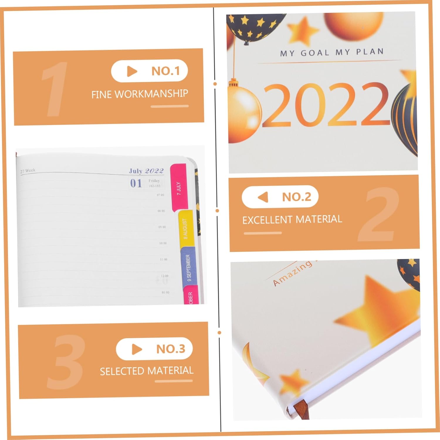 1 agenda 2022 con líneas para mini cuadernos para planificar listas de tareas, planificar el tiempo, agenda diaria, cuaderno de notas A5, libro de