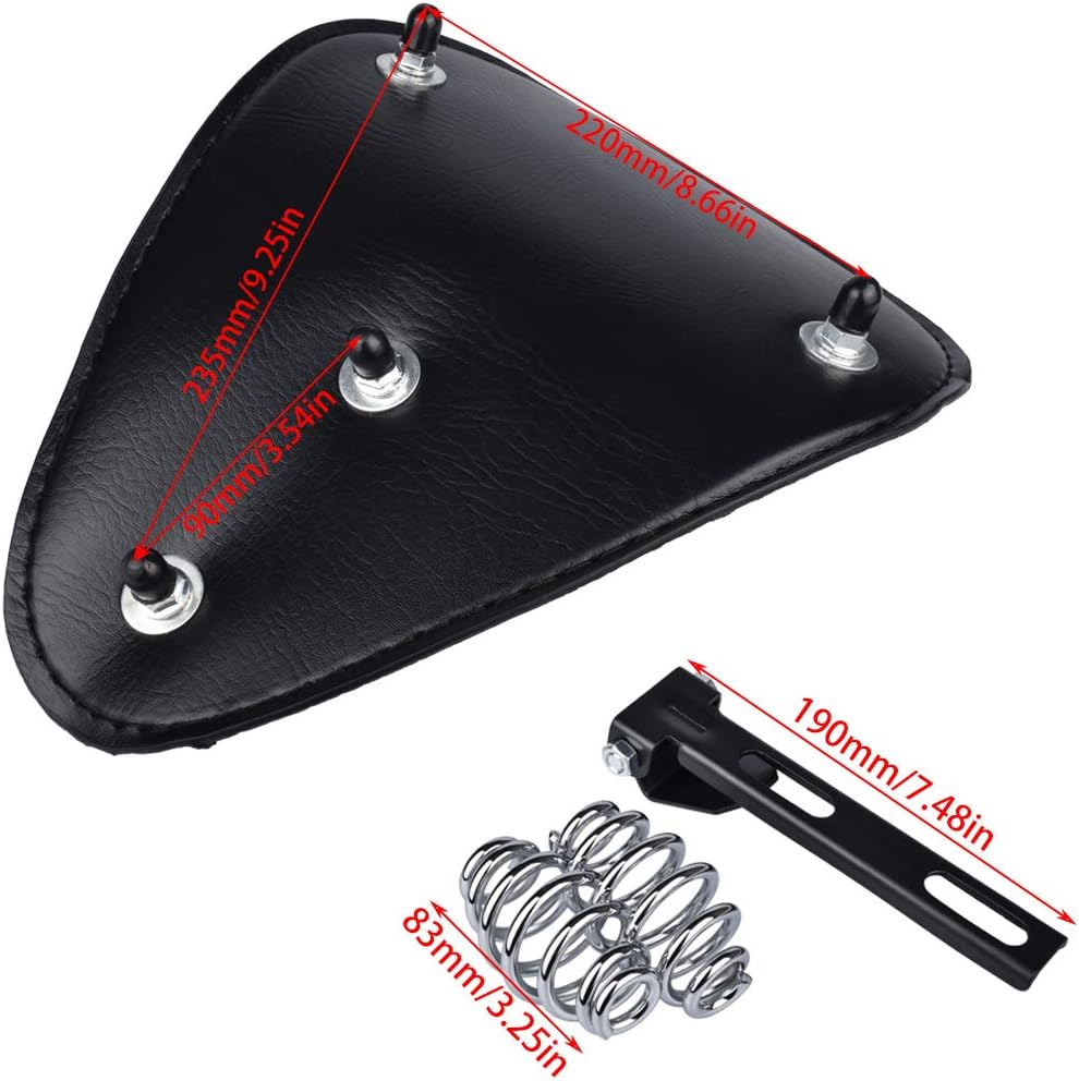 Silla de montar universal de piel de cocodrilo para motocicleta, cojín de asiento individual para