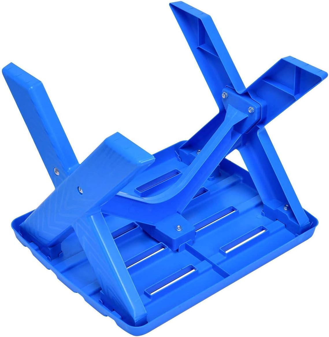Reunion G Juego de mesa y 2 sillas de plástico duradero para niños, juego de mesa de manualidades para actividades de patio (azul)