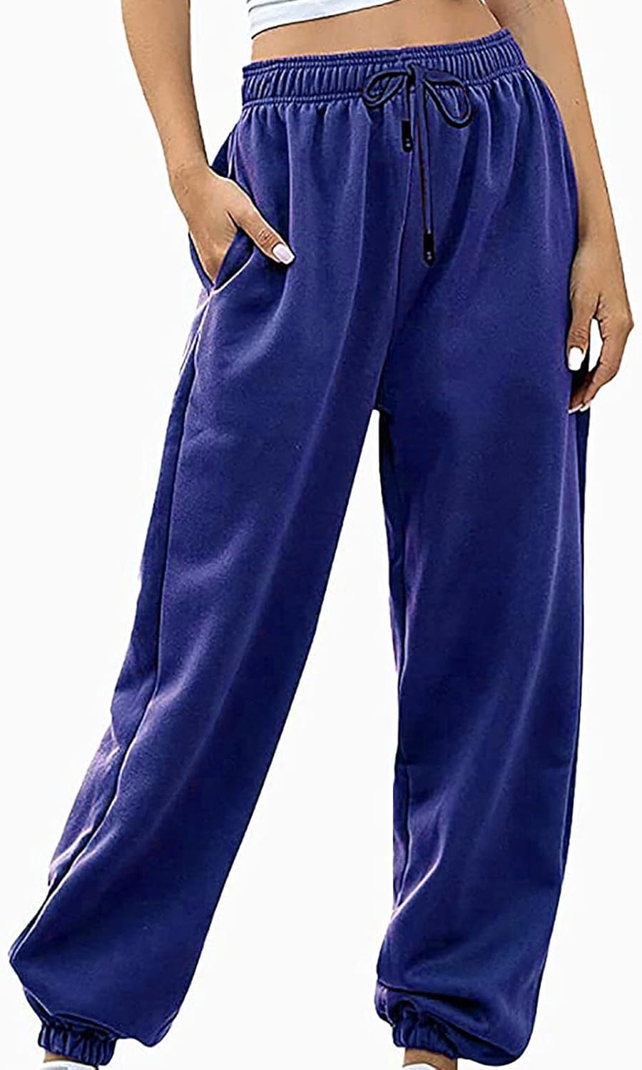 Pantalones cargo para mujer, pantalones casuales de entrenamiento, pantalones deportivos de cintura alta, pantalones holgados Y2K modernos para