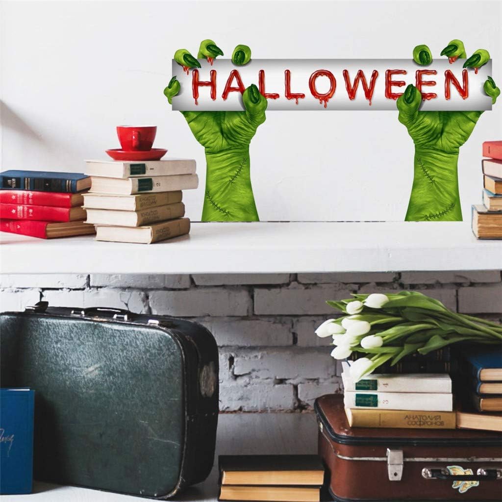Calcomanías de pared de manos de fantasmas de Halloween, calcomanías de Halloween para ventana, calcomanías de manos fantasmas, calcomanías para
