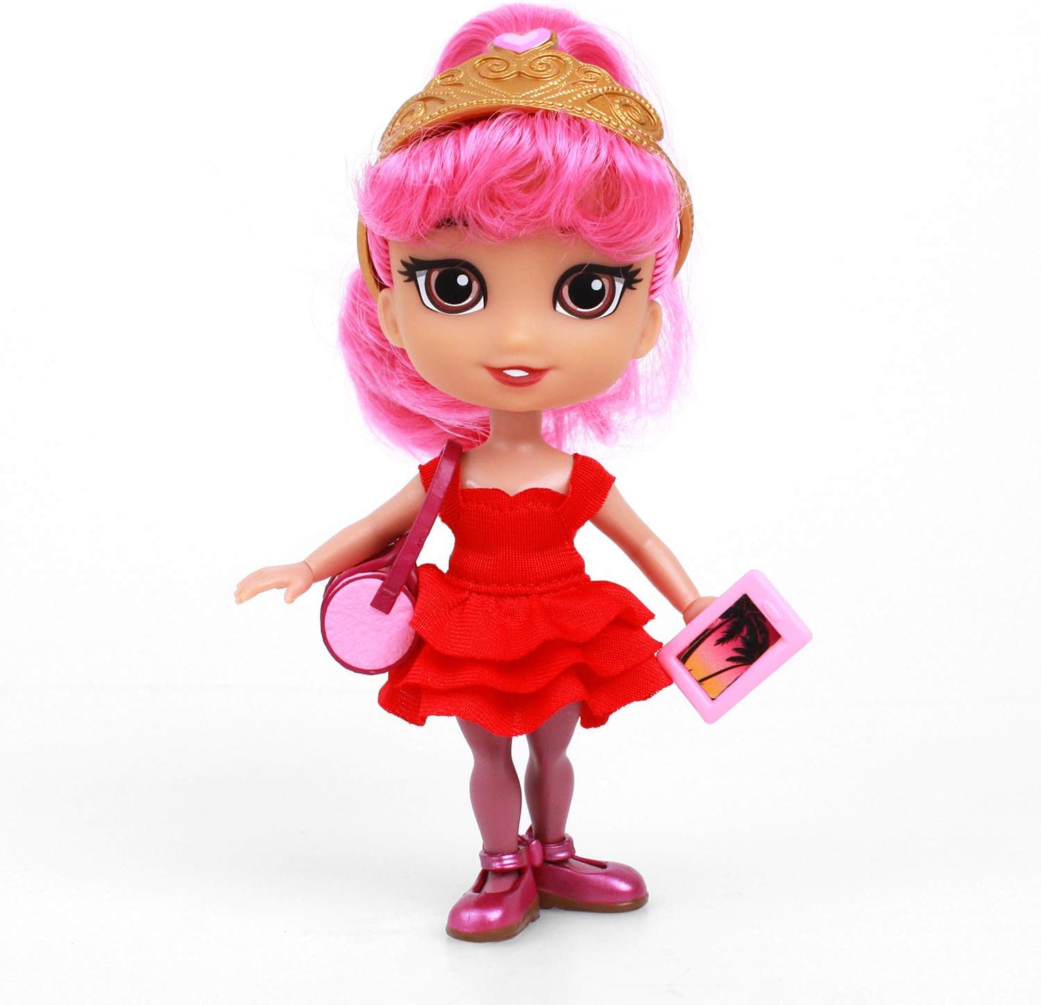 Loyal Subjects – for Keeps Sophia Girl with Cupcake Keepsake Hot Pink 5 figura de acción (red)