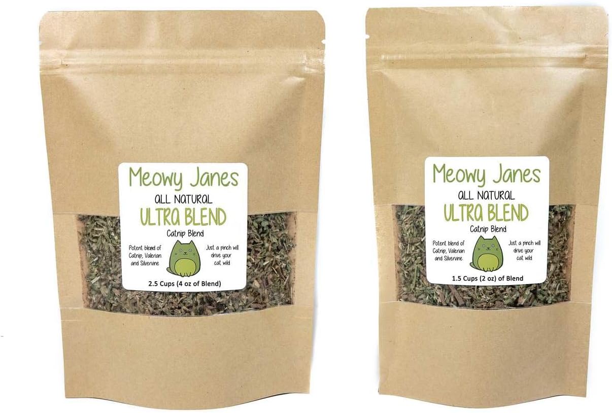 Ultra Blend with Toy – Mezcla natural de hierba gatera, polvo de vid de plata y raíz de valeriana (bolsa de 4.0 onzas)