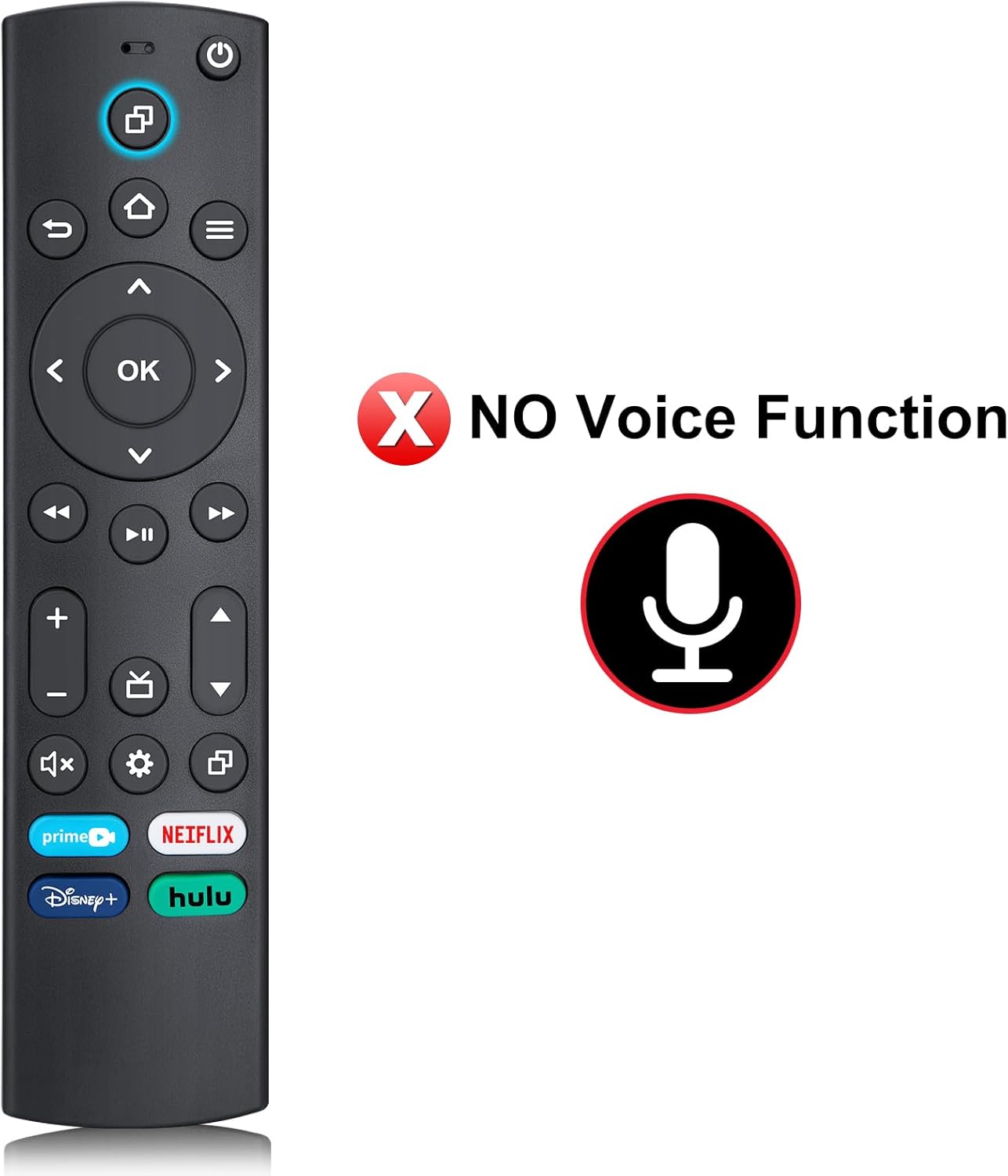 Mando a distancia de repuesto para todos los televisores inteligentes InsigniaToshibaPioneer