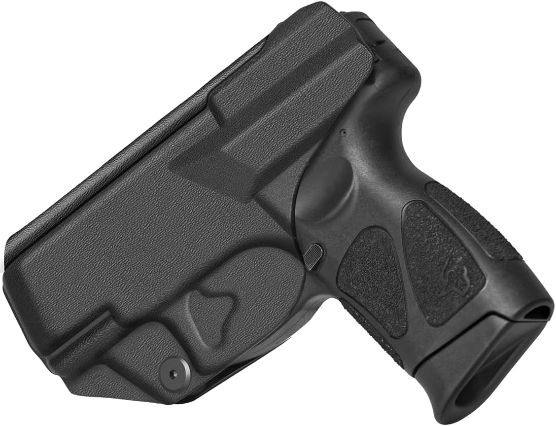 Adjustable Flexible Carry Carbon Fiber Gun Holster – Inside & Outside Waistband, Durable, Lightweight – Sweatproof & Anti-Scratch, Concealed Holster