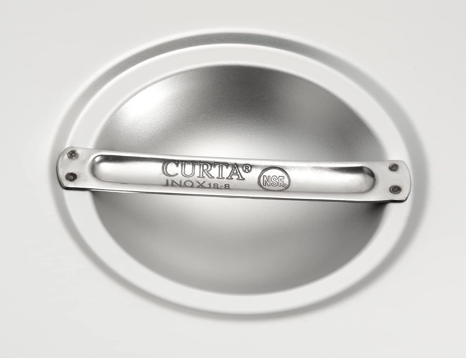 CURTA Paquete de 6 cubiertas de bandeja de mesa de vapor de tamaño 14, tapa con asa, NSF, cubierta de sartén de hotel, cubierta de bandeja de comida