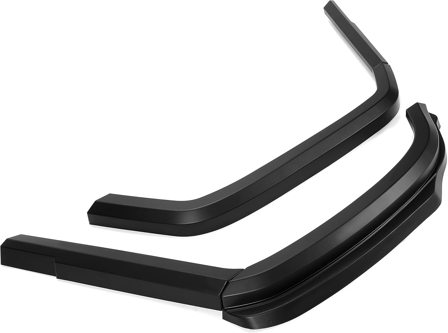 KUAFU 8 guardabarros compatibles con Hummer H1HumveeHMMWV Barro Flaps Splash Extended Guard Negro Plástico