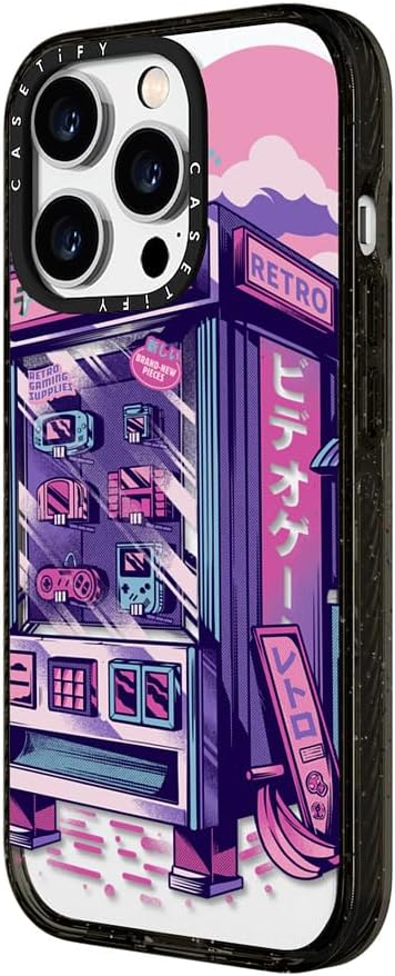 CASETiFY Funda Impact para iPhone 15 Pro 4 veces probada contra caídas de grado militar, protección contra caídas de 8.2 pies – Impresiones