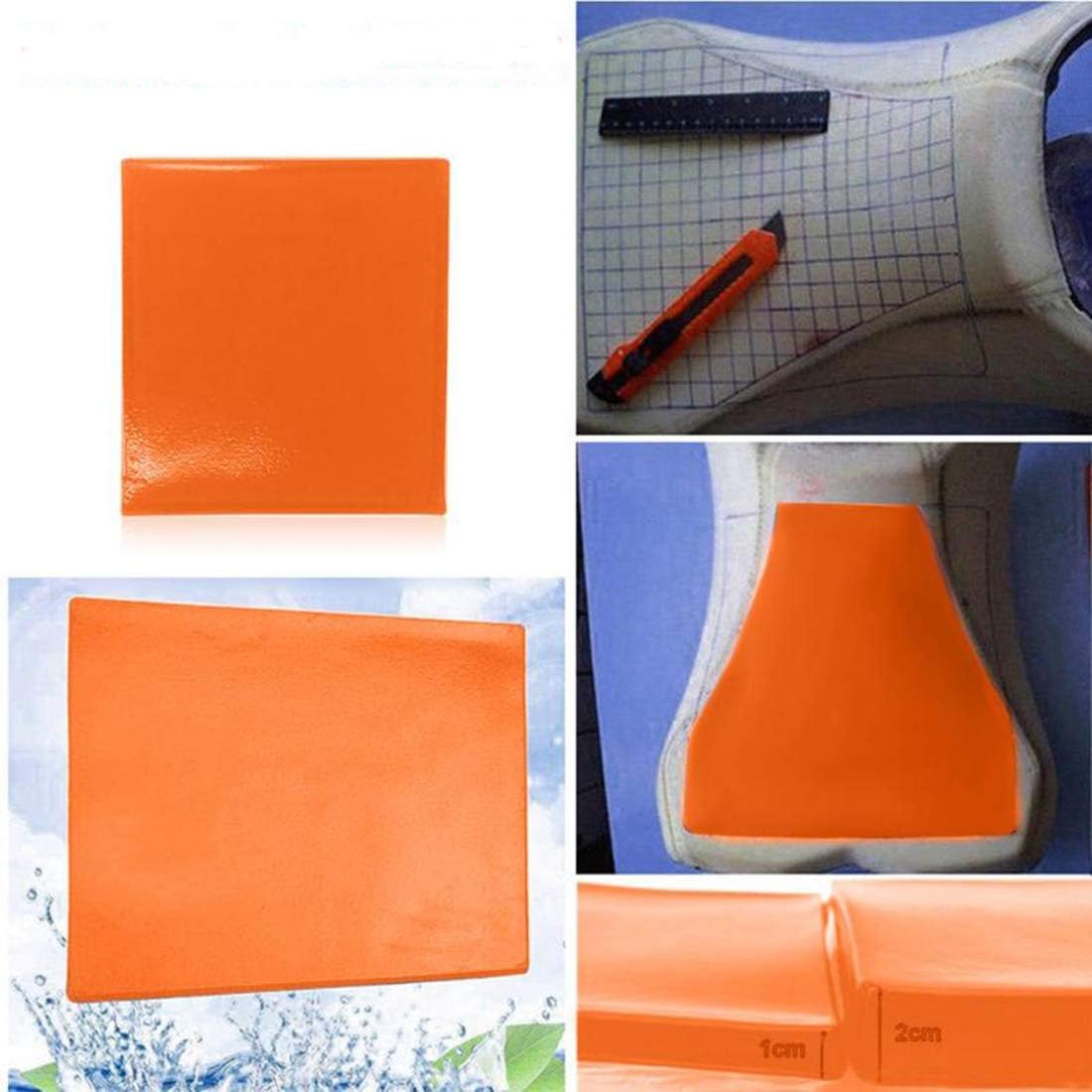 Almohadilla de gel para asiento de motocicleta, cojín de asiento de conductorpasajero, alfombrilla de absorción de golpes, almohadilla suave y