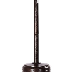 Calentador de patio de propano para exteriores de 48,000 BTU con ruedas, comercial y residencial, bronce Calentador de patio de propano para exteriores de 48,000 BTU con ruedas, comercial y residencial, bronce