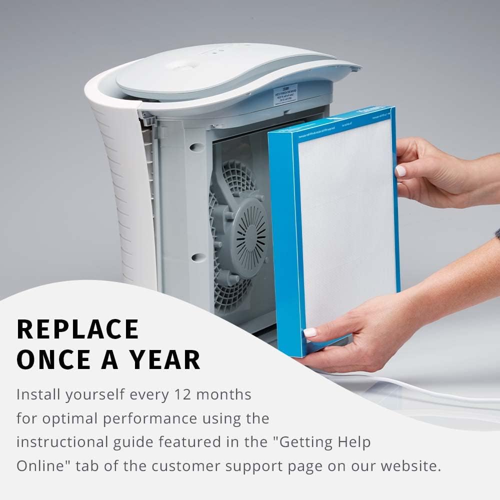 Homedics TotalClean – Filtro de repuesto para purificador de aire tipo HEPA, funciona con purificadores de aire Homedics AP-15 y AF-10, captura