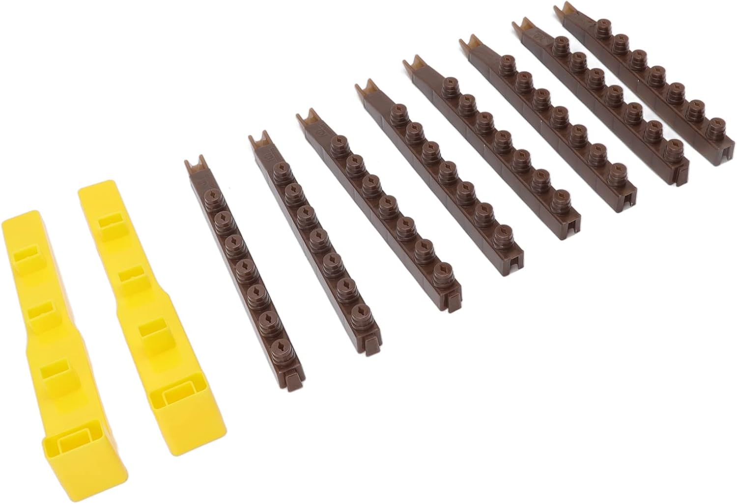 Apicultura Queen Cell Cup Holder Frame Bar,Kit de copas de célula de abeja,Queen Bee Base Base Cell Bar Marcos Multifuncional Apicultura Base Cell