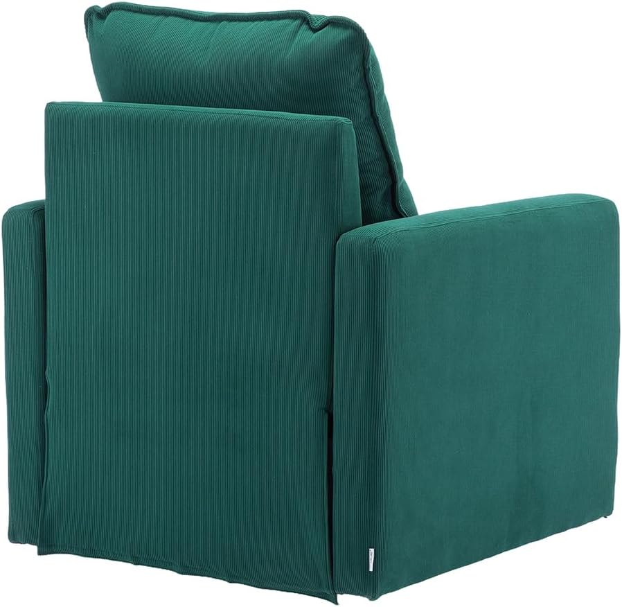 Silla giratoria de barril de 360 grados, silla con brazo de ocio, moderna silla de sofá para sala de estar, dormitorio, oficina, salón, cómoda silla