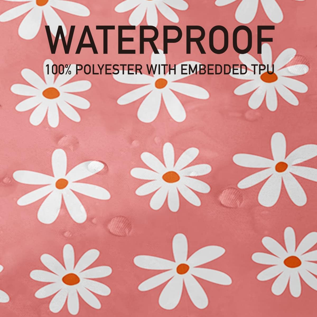 zcyxuuw Bolsa de maquillaje impermeable, bolsa de viaje para cosméticos, bolsa de aseo para mujer, flor retro hippie arco iris, decoración de