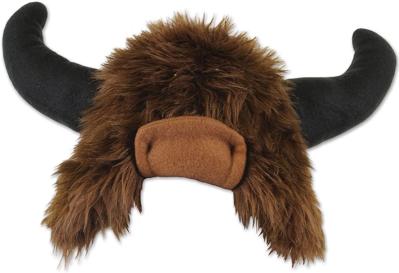 Beistle Unisex Plush Hat, Farm Themed Cap, Party Supplies, Dress-Up Novelty Headwear, Western Accessories, Photo Booth Prop
