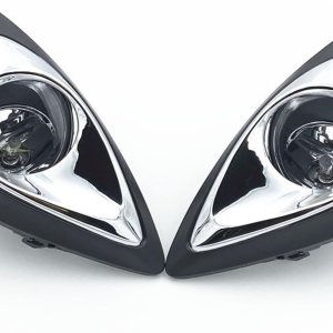 2 piezas de luz antiniebla compatibles con Nissan March Micra Hatchback Car Hologen lámpara antiniebla cubierta cromada parachoques delantero luz 2 piezas de luz antiniebla compatibles con Nissan March Micra Hatchback Car Hologen lámpara antiniebla cubierta cromada parachoques delantero luz