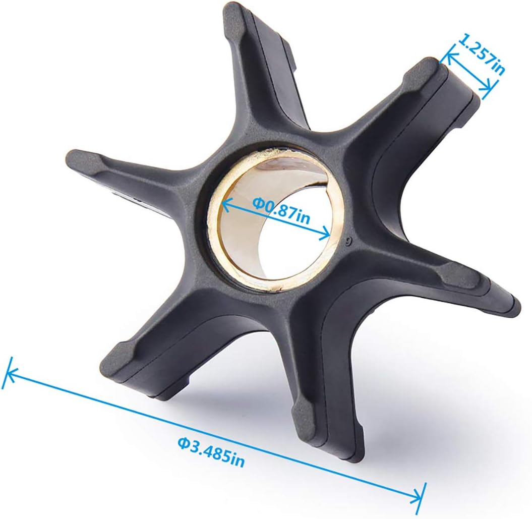 Pindex Impulsor de bomba de agua para Johnson Evinrude 90hp 100hp 115hp 130hp 135hp 150hp 170hp 175hp Número de pieza 5001593 18-3059 9-45206
