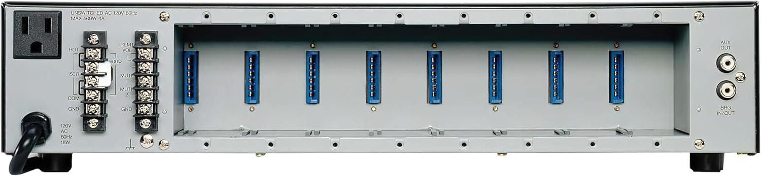 Preamplificador mezclador M-900MK2 de 8 canales controles de tono graves, terminales de volumen maestro remoto controles de volumen maestro y canal