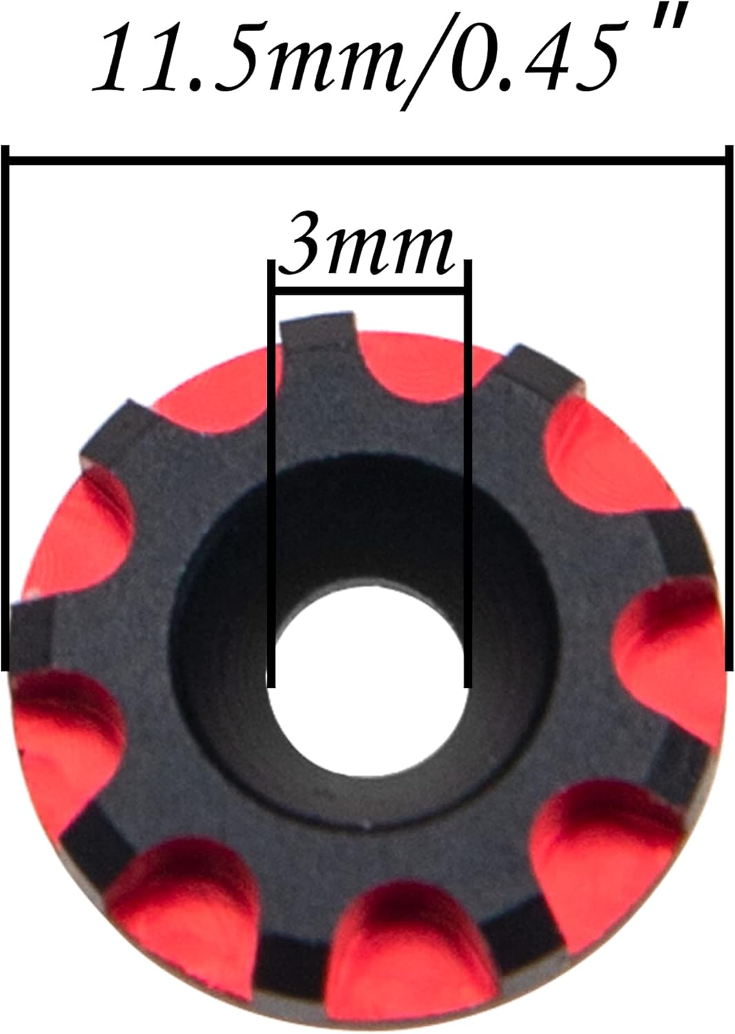 Paquete de 4 juntas universales de botones de ala trasera compatibles con Arrma Traxxas HPI HSP Redcat Axial Tamiya 110 RC Off Road Buggy Racing Car