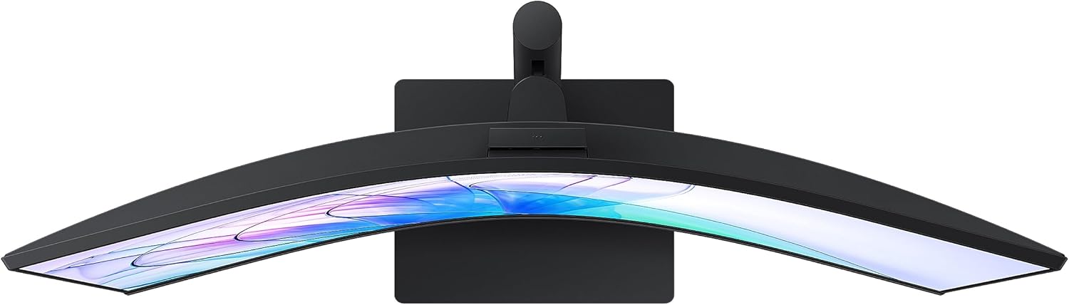 SAMSUNG Monitor curvo QHD de 34 pulgadas ViewFinity serie S65VC, cámara FHD integrada, HDR10, 100Hz, 350 nit, USB- C, soporte ajustable, cuidado
