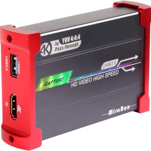 Mirabox Tarjeta de captura 4K para Nintendo Switch con entrada de 4K a 60Hz y paso, 1080P 60FPS USB3.0 transmisión en vivo y grabación, Camlink para Mirabox Tarjeta de captura 4K para Nintendo Switch con entrada de 4K a 60Hz y paso, 1080P 60FPS USB3.0 transmisión en vivo y grabación, Camlink para