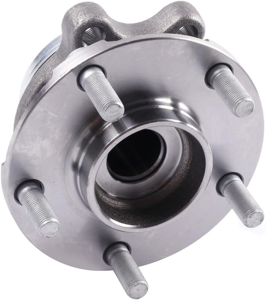 SCITOO 4 unidades de cojinete de rueda delantera y trasera 513334 512379 para Nissan 370Z 2009-2013 WABS 5 lengüetas