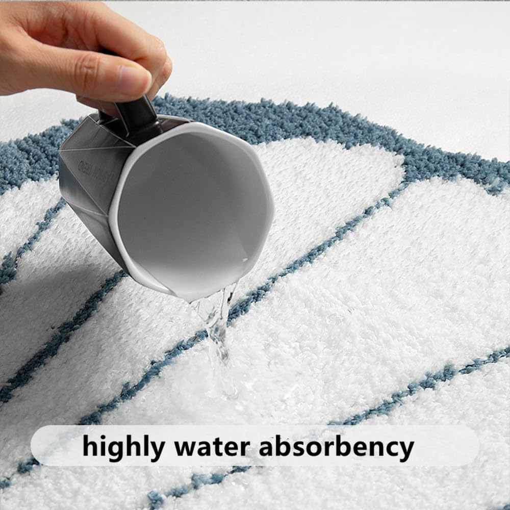 XYRuiHang Lindas alfombras de baño con forma de concha, peludas, esponjosas, irregulares, antideslizantes, absorbentes, para bañera, cómodas y