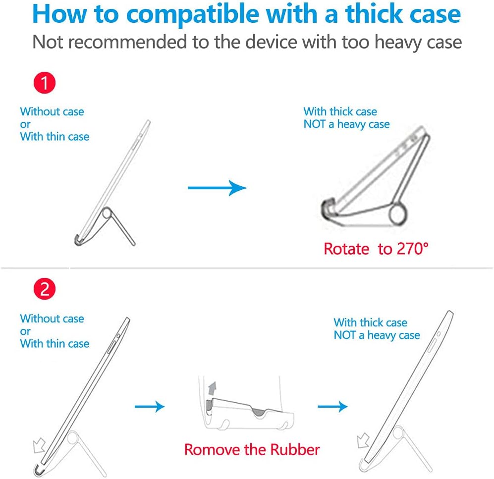 4 soportes de teléfono móvil ajustables para escritorio compatibles con iPhone 14 13 12 11 8 Pro Max SE XS XR Plus Samsung Galaxy Note20 S20 S10 S9