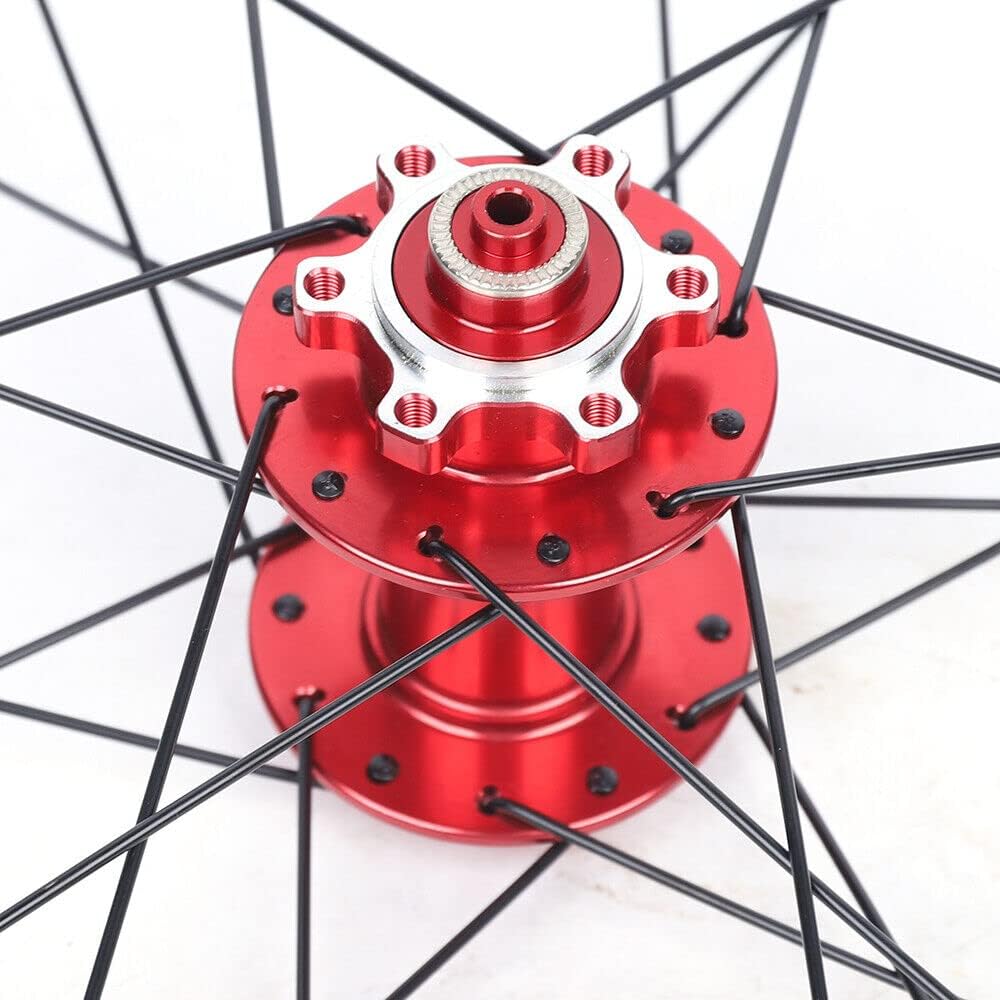 Juego de ruedas MTB de 27.5 pulgadas, disco de bicicleta MTB delantero y trasero, cubo de 891011 velocidades, 120 anillos, adecuado para ruedas de
