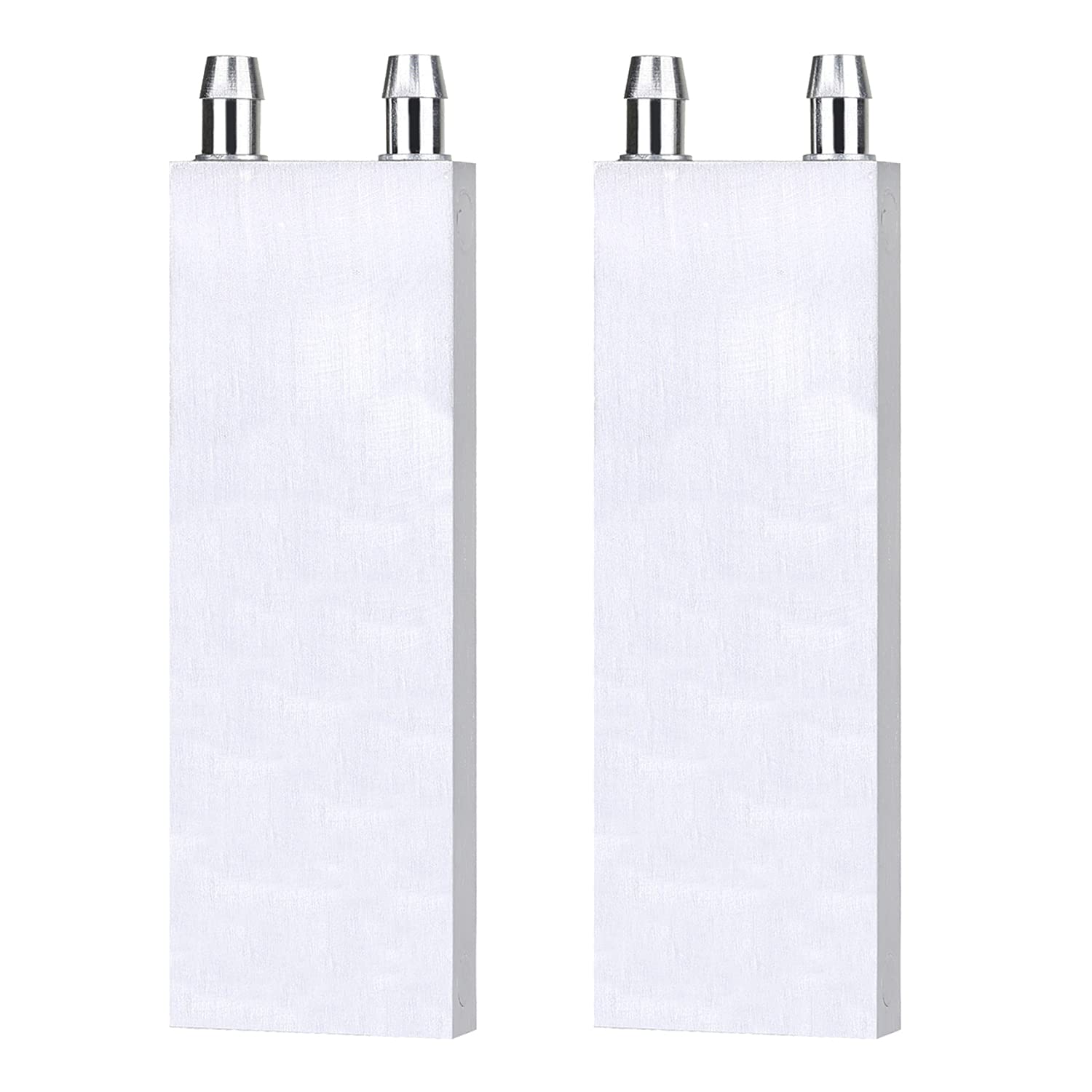 Bloque de refrigeración por agua de aluminio, placa de agua fría líquida, disipador de calor, cabezal intercambiador refrigerado por agua,