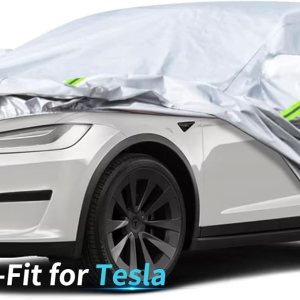Funda a medida para automóvil Tesla, funda de automóvil de 7 capas impermeable para todo tipo de clima, para exteriores, cubierta completa contra la Funda a medida para automóvil Tesla, funda de automóvil de 7 capas impermeable para todo tipo de clima, para exteriores, cubierta completa contra la