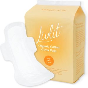 Almohadillas sanitarias ultrafinas de gran tamaño, 100% algodón orgánico de Texas, potente protección contra fugas, sin perfume, sin cloro y Almohadillas sanitarias ultrafinas de gran tamaño, 100% algodón orgánico de Texas, potente protección contra fugas, sin perfume, sin cloro y