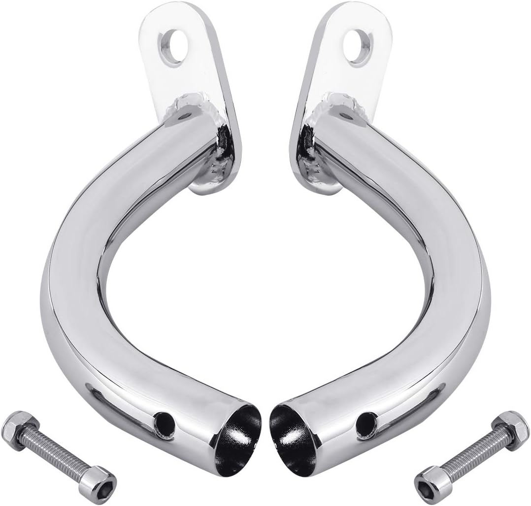 XMT-MOTO Soporte eliminador de alforjas para Harley Davidson Touring Electra Glide FLHT 1997-2008, cromado