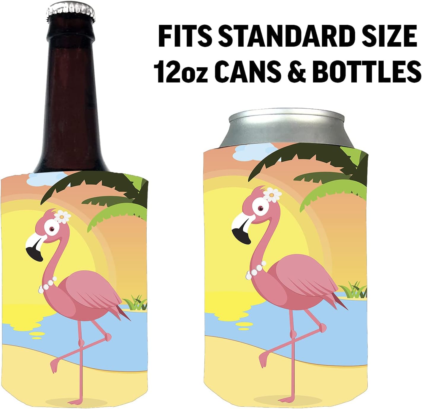 Divertida funda para cerveza, paquete de 2 fundas para enfriar latas de cerveza de 12 onzas, regalos de cerveza para hombres y mujeres, chaqueta de