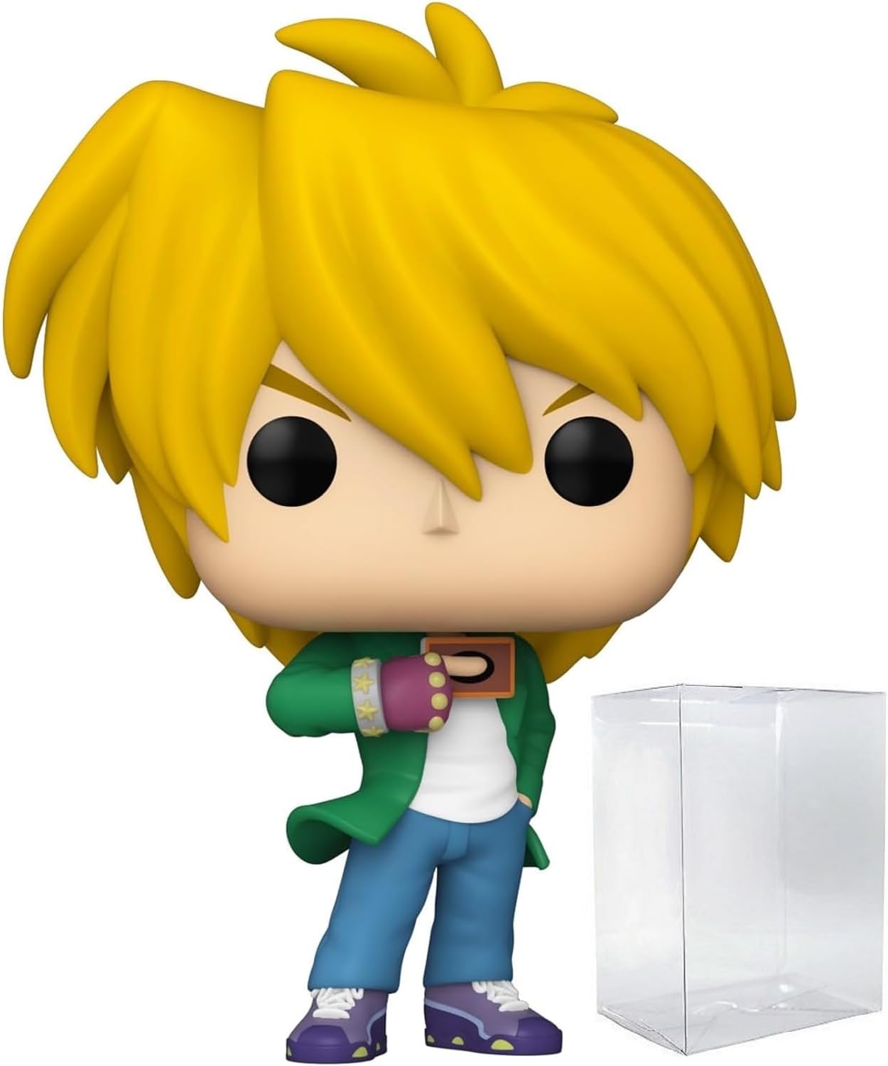 POP Yu-Gi-Oh! – Joey Wheeler (Demon Kingdom) Funko Figura de vinilo (paquete con funda protectora de caja compatible), multicolor, 3.75 pulgadas