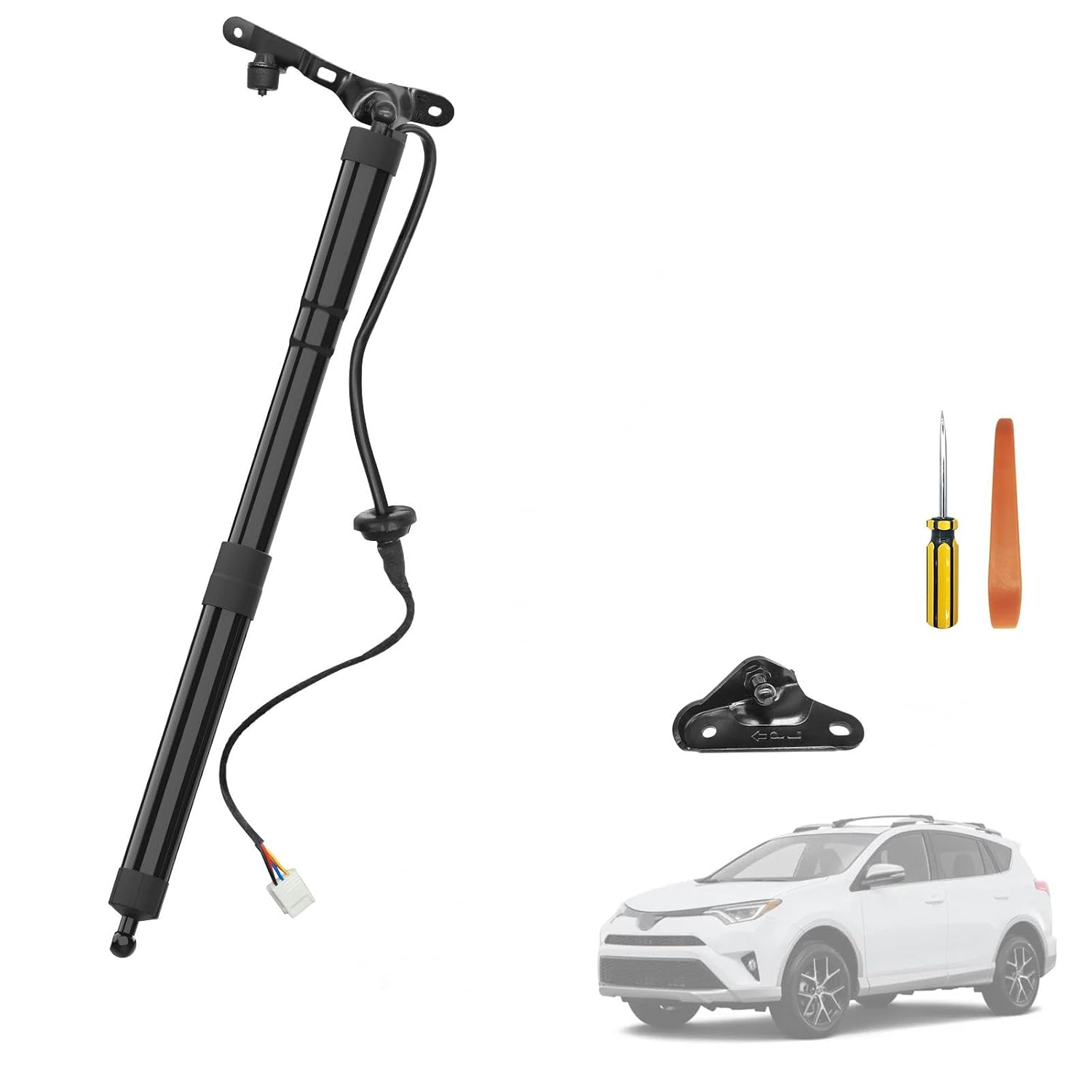 M1A2 Puntales de choque de soporte de elevación de potencia para portón trasero izquierdo compatibles con Toyota RAV4 2013-2018 # 6892009010,