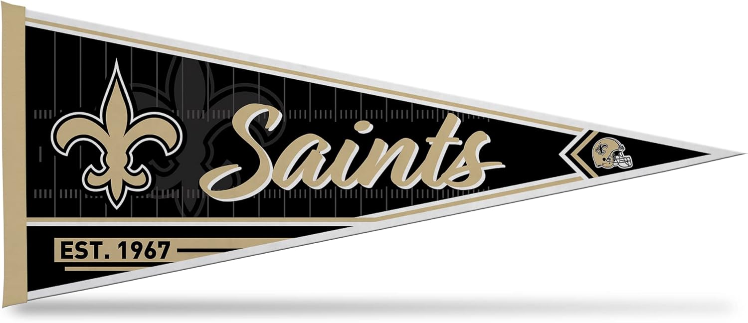 Rico Industries NFL Football Classic 12″ x 30″ Felt Wall Décor Pennant – Great for HomeBed RoomMan Cave Décor