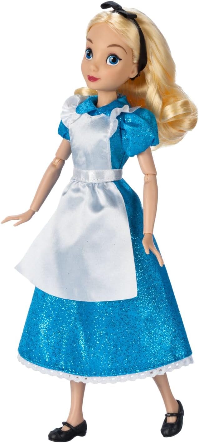 Disney Tienda oficial Alice Classic Doll de Alicia en el País de las Maravillas  10 pulgadas  Diseño detallado recuperando la magia de la película