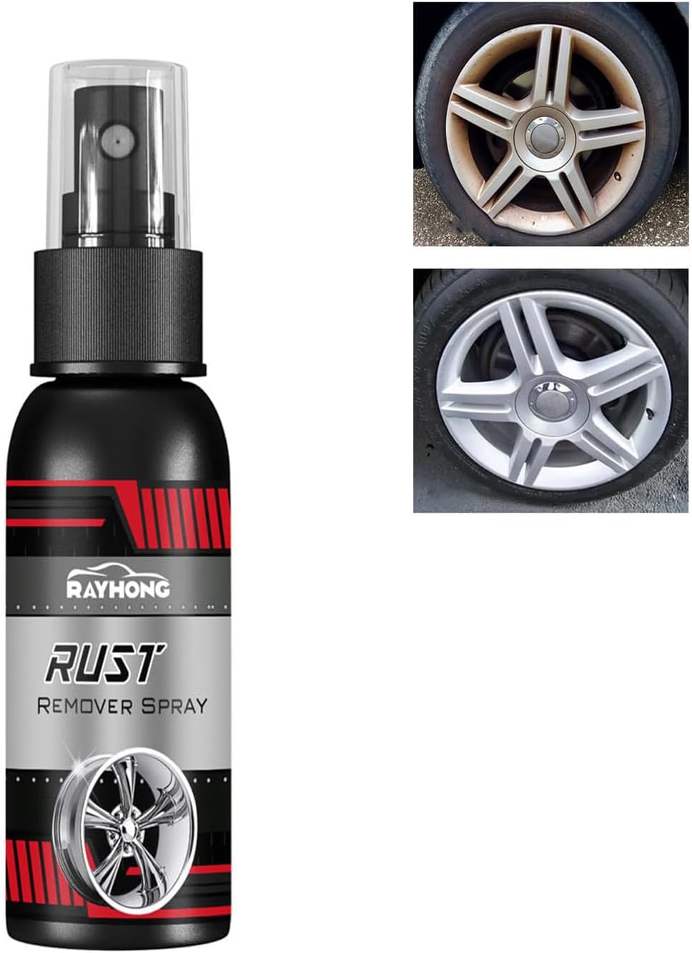 Spray removedor de óxido para metal, removedor de óxido de metal multifuncional, espray de eliminación de óxido de automóvil, convertidor de óxido