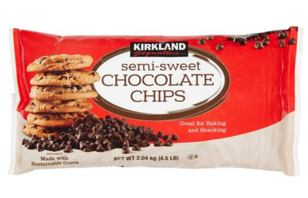 Just Grown Chips de chocolate semidulces kosher de 4.5 libras (72 onzas) se venden exclusivamente por todo y natural