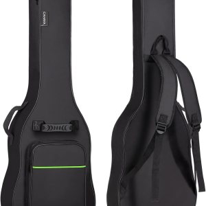 CAHAYA Bolsa de guitarra eléctrica Bolsa de concierto 0.3 pulgadas de espesor acolchado mochila suave guitarra eléctrica caso verde CY0293 CAHAYA Bolsa de guitarra eléctrica Bolsa de concierto 0.3 pulgadas de espesor acolchado mochila suave guitarra eléctrica caso verde CY0293