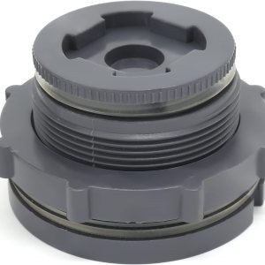 Adaptador de mamparo NPT de 2 pulgadas, adaptador de mamparo de PVC, conector de tanque de agua, doble roscado con tapones para barriles de lluvia, Adaptador de mamparo NPT de 2 pulgadas, adaptador de mamparo de PVC, conector de tanque de agua, doble roscado con tapones para barriles de lluvia,