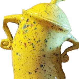 Recipiente con actitud, tarro grande de cerámica con tapa, lindo tarro creativo de almacenamiento de alimentos con hermético para café, té, azúcar y Recipiente con actitud, tarro grande de cerámica con tapa, lindo tarro creativo de almacenamiento de alimentos con hermético para café, té, azúcar y