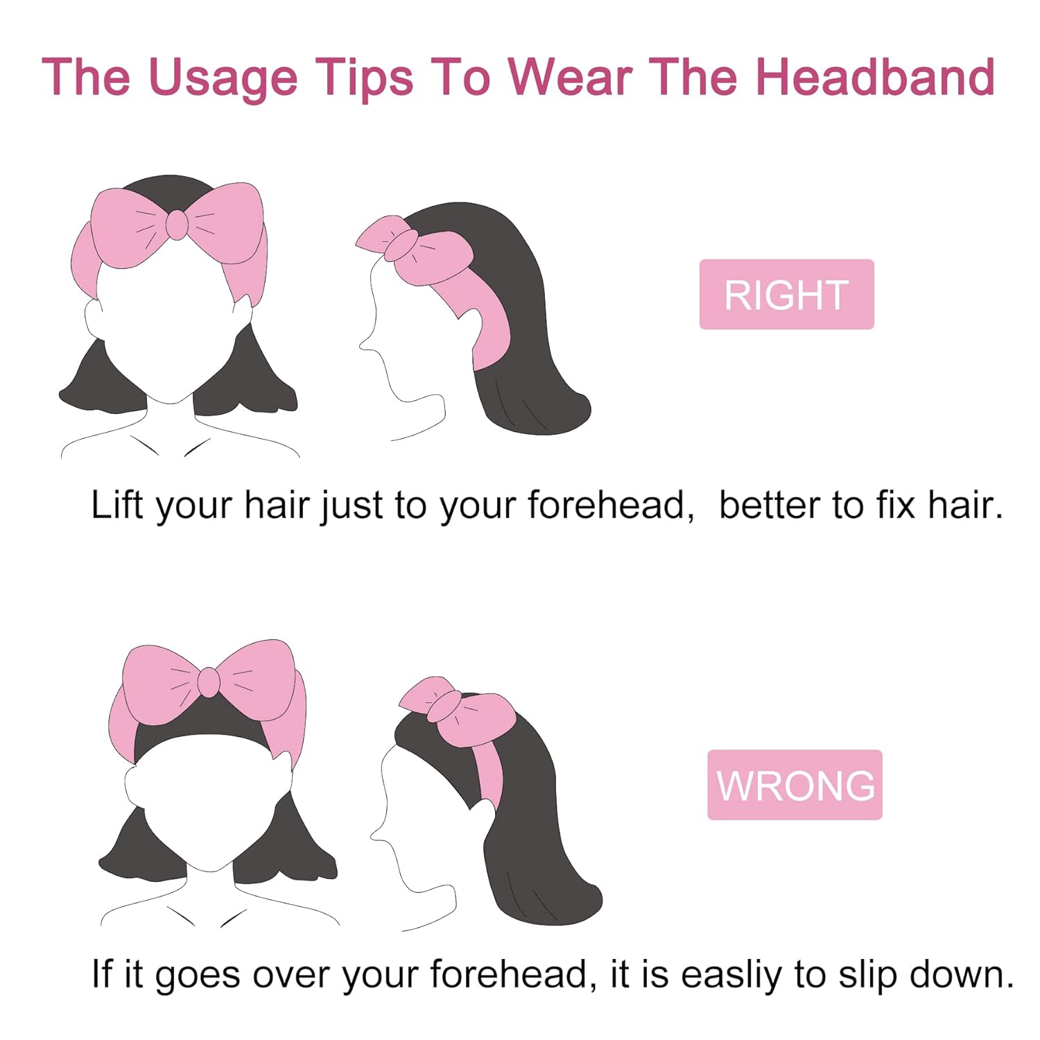 LADES Diadema de spa  Paquete de 6 diademas de maquillaje para mujer, banda de pelo suave de forro polar coral para el cuidado de la piel, diadema