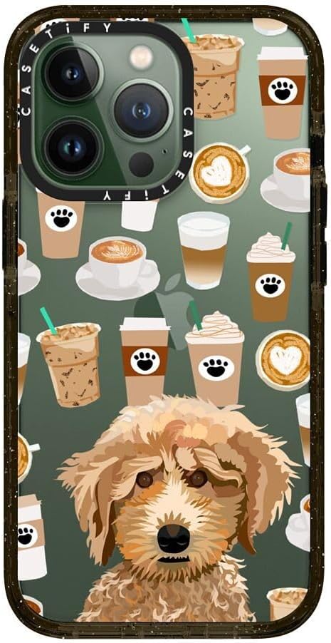 CASETiFY Impact – Funda para iPhone 13 Pro protección contra caídas de 6.6 pies  Funda transparente para los amantes de las razas de perros únicos,