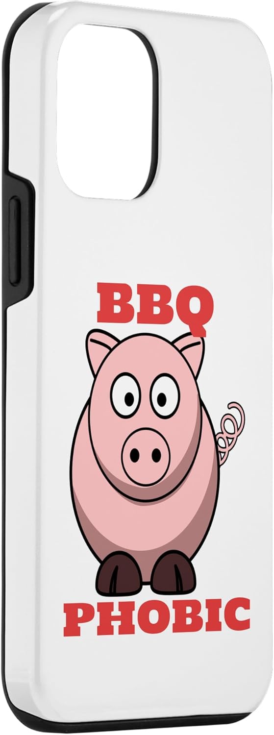 iPhone 12 mini Cartoon Pig BBQ Phobic Case