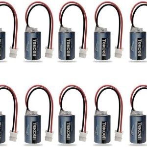 Paquete de 10 baterías de litio de 3.6 V 1200 mAh SB-AA02 para Tekcell SB-AA02 3.6V 12AA batería de litio con enchufe Paquete de 10 baterías de litio de 3.6 V 1200 mAh SB-AA02 para Tekcell SB-AA02 3.6V 12AA batería de litio con enchufe