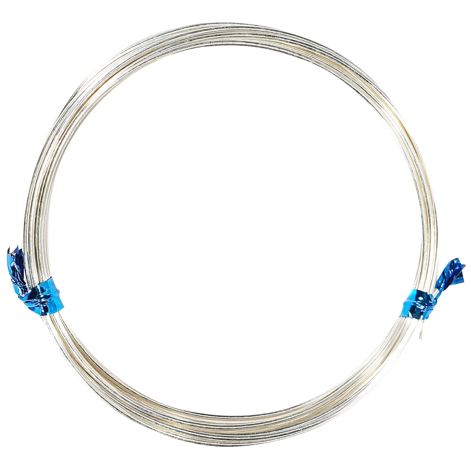 Calibre 220.025 in, 5 pies de alambre de plata de ley 925 medio duro, alambre de joyería de fabricación redonda, alambre de memoria