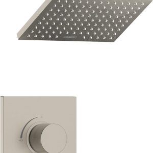 hansgrohe Vernis Blend 04959820 – Juego de ducha de 1.75 GPM, 1 pulverizador, acabado de ducha completo en níquel cepillado, 04959820 hansgrohe Vernis Blend 04959820 – Juego de ducha de 1.75 GPM, 1 pulverizador, acabado de ducha completo en níquel cepillado, 04959820